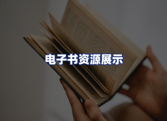 电子书资源展示